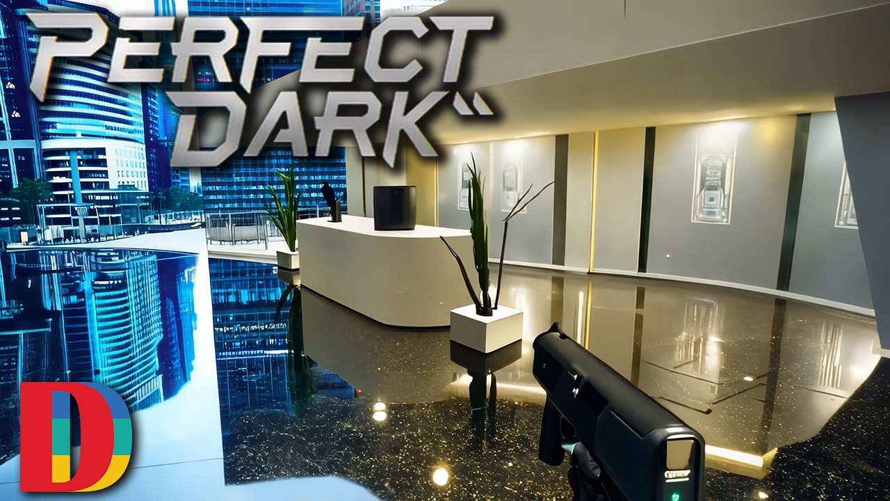 Геймплей Perfect Dark | Переосмысление ИИ | Фильтры Blade Runner
