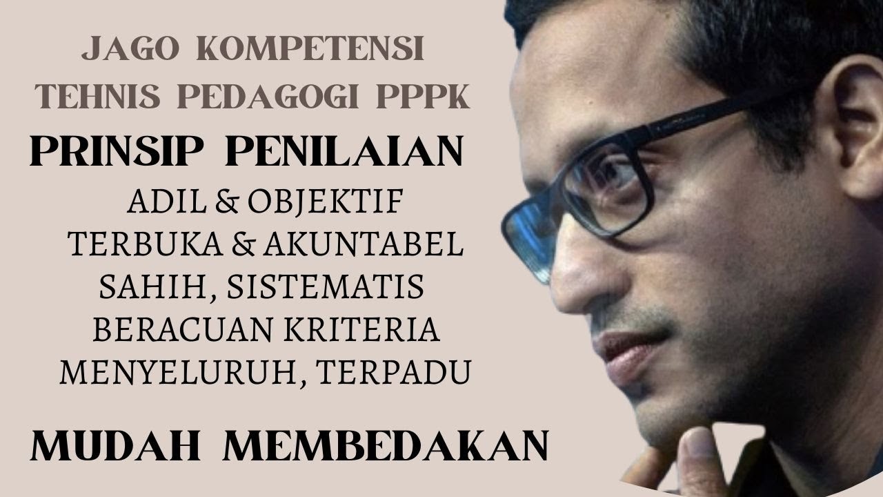 JAGO kompetensi pedagogi prinsip penilaian PPPK Guru 2021