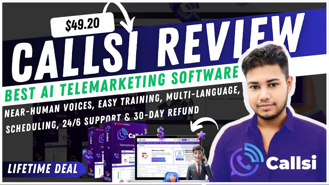Callsi Review: AI Telemarketing Tool - Outbound & Inbound Calls, Books  Appointments & Closes Sales!