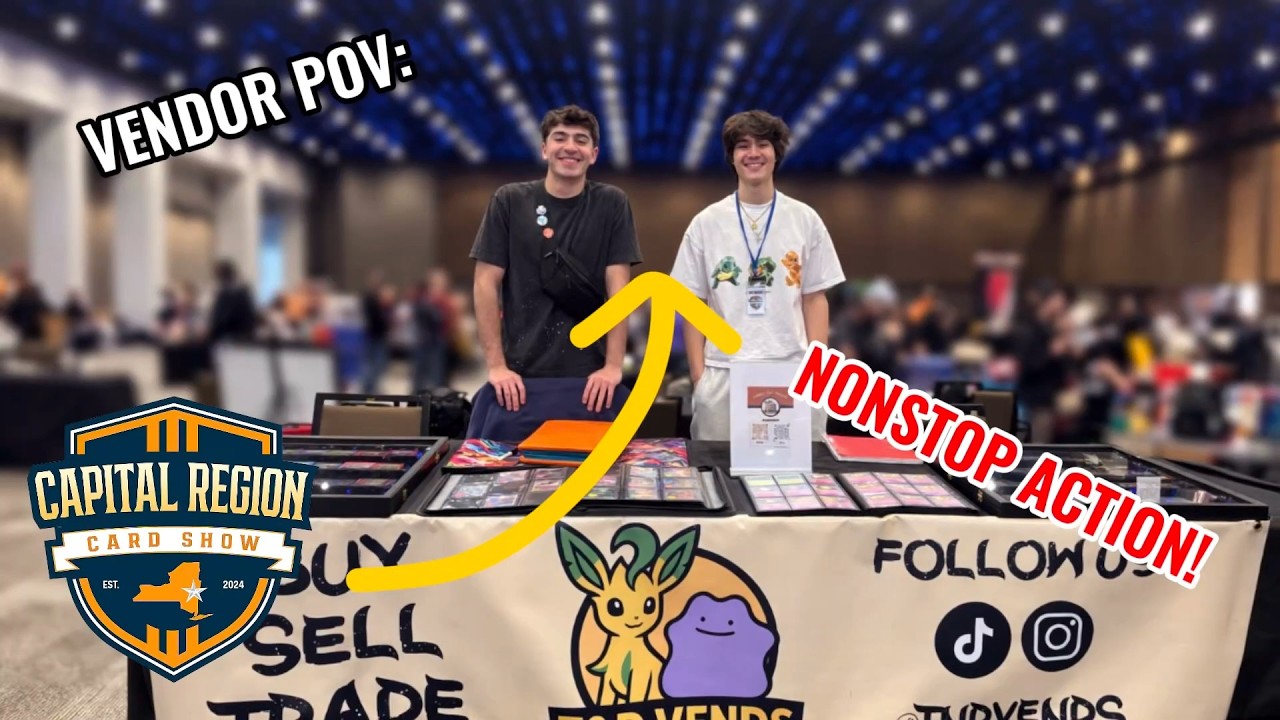 FIRST VENDOR POV POKEMON CARD SHOW FOR TNDVENDS! NONSTOP DEALS!