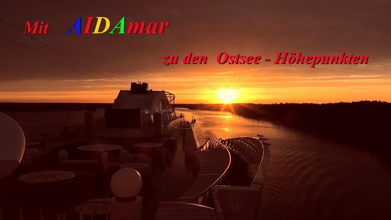 Mit AIDAmar zu den Ostsee - Höhepunkten