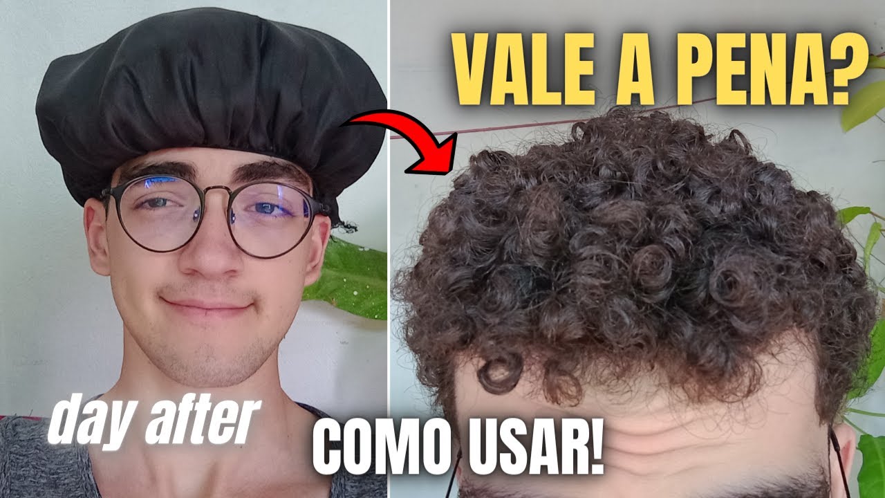 COMO USAR A TOUCA DE CETIM NO CABELO CACHEADO MASCULINO!