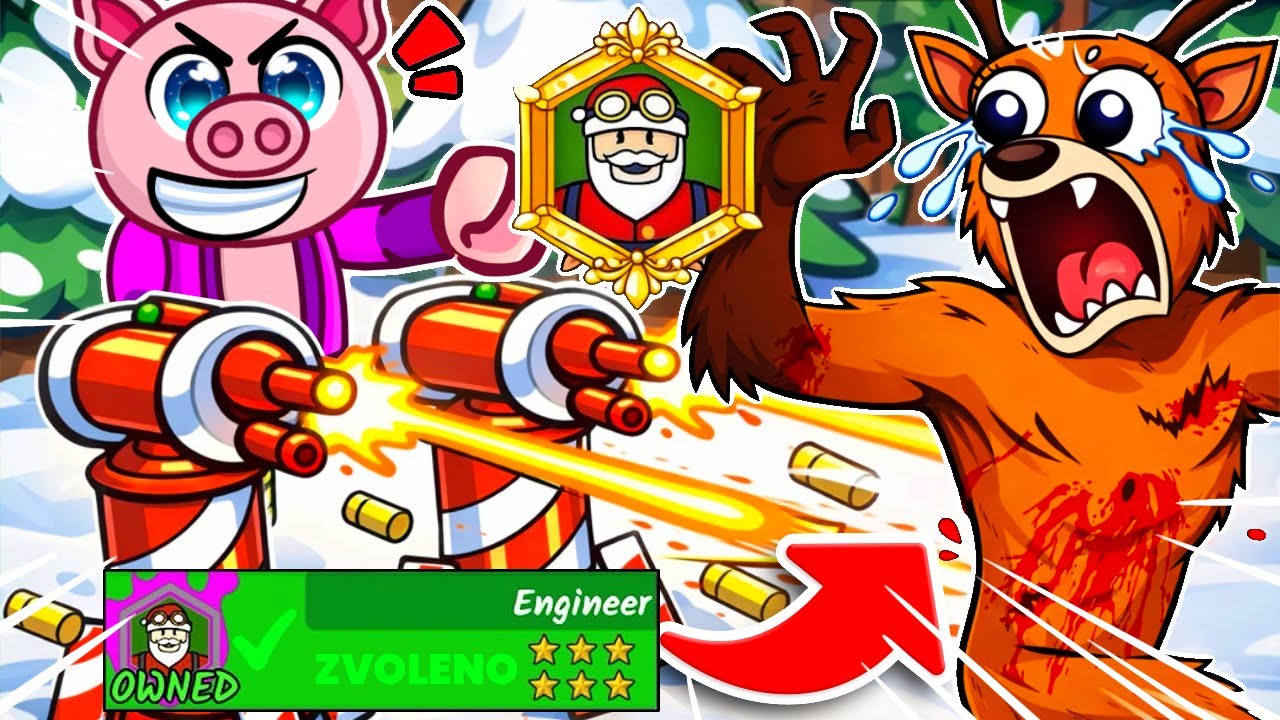 Použil jsem SKRYTOU 6-HVĚZDIČKOVOU třídu „INŽENÝR SANTA CLAUS“ v 99 NOCÍ v LESE v Robloxu!