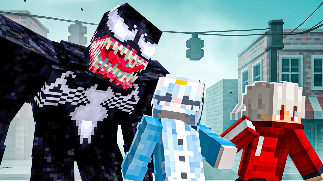 NOVOS VENOMS ADICIONADOS AO MINECRAFT *symbiontes*
