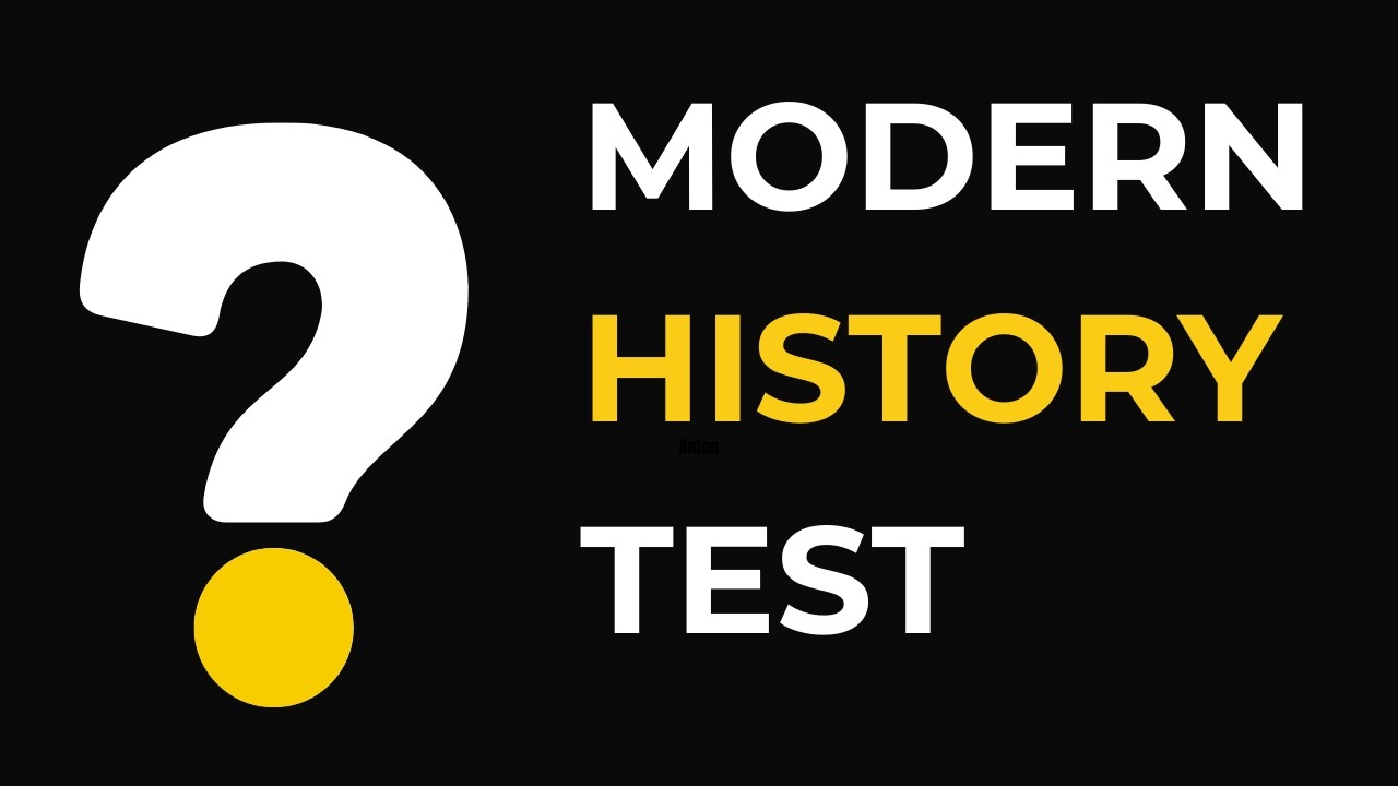 100+ Questions on 20th & 21st Century History — Can You Pass?