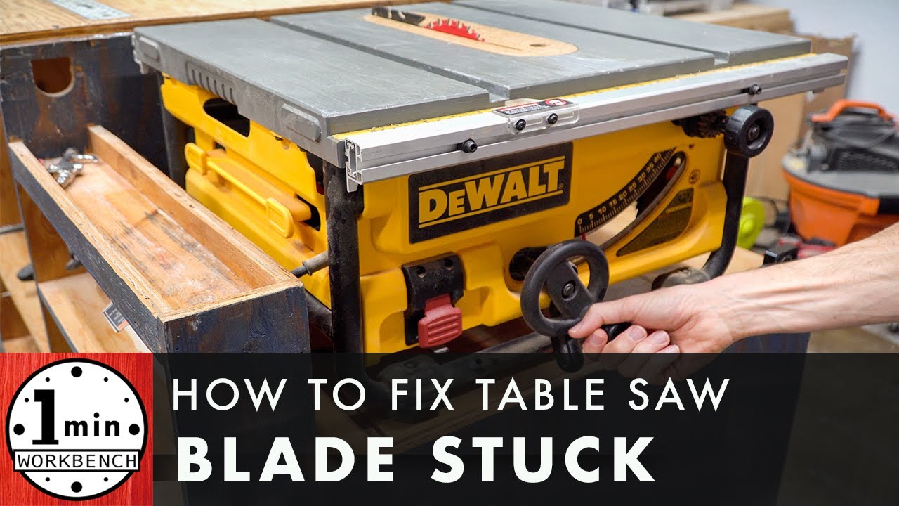 DeWalt Blade Doesn't Move!