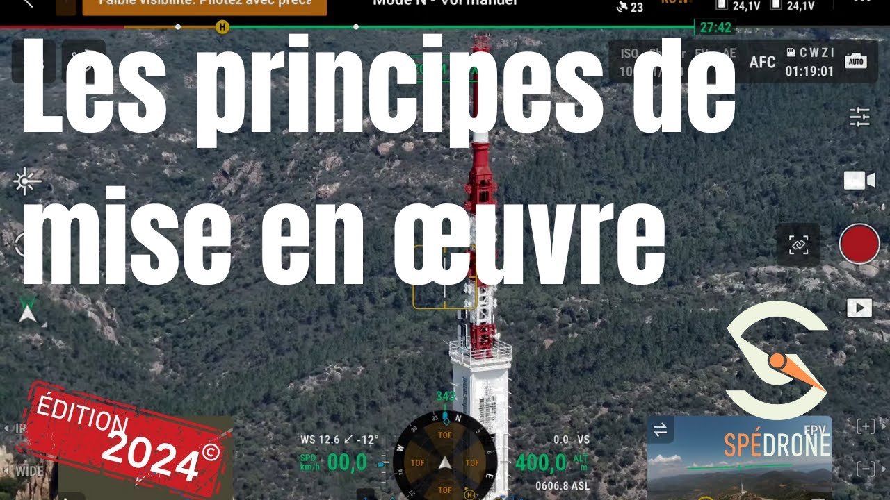 SPÉDRONE - PRINCIPES DE MISE EN ŒUVRE ET CAPACITÉS DU DRONE