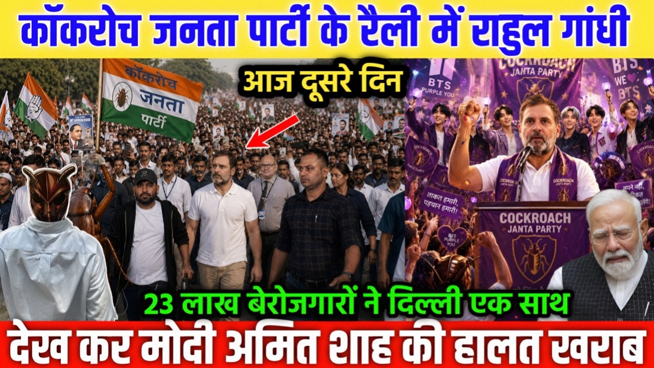 Cockroach Janata Party Founder Abhijeet Dipke TO BE ARRESTED in Delhi? Jantar Mantar Protest