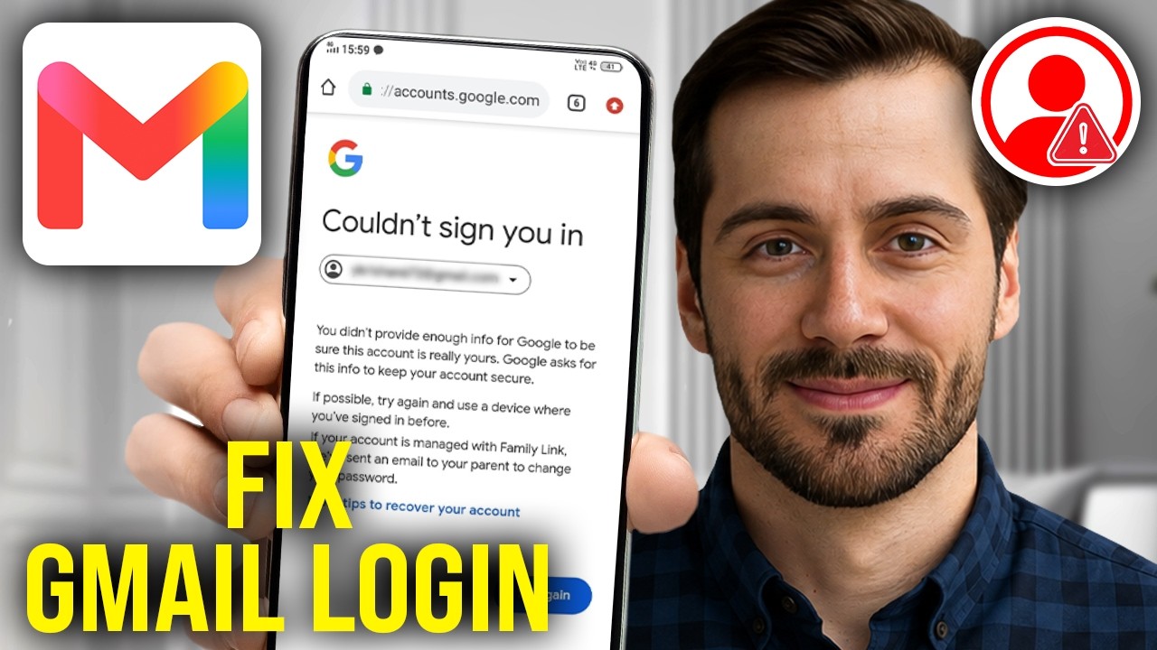 Как исправить ошибку входа в Google Gmail: &laquo;Не удалось войти в аккаунт&raquo;