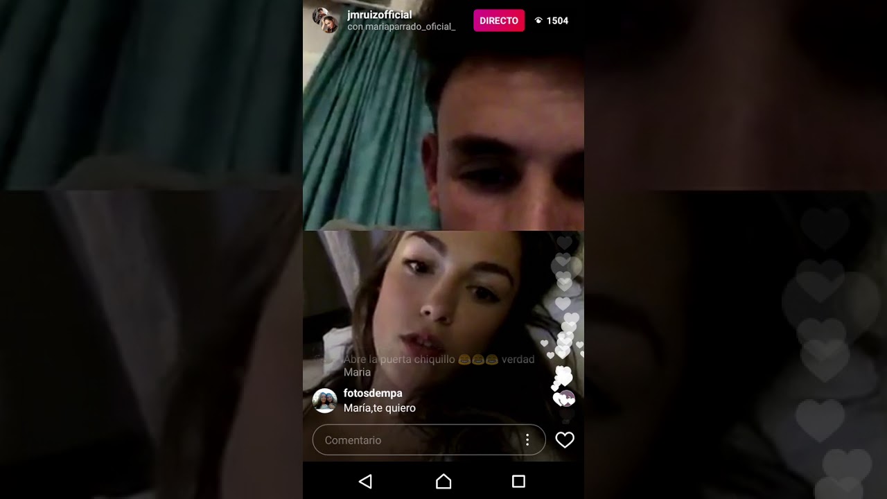 Directo doble de José María y María Parrado 11/11/17 ❤️