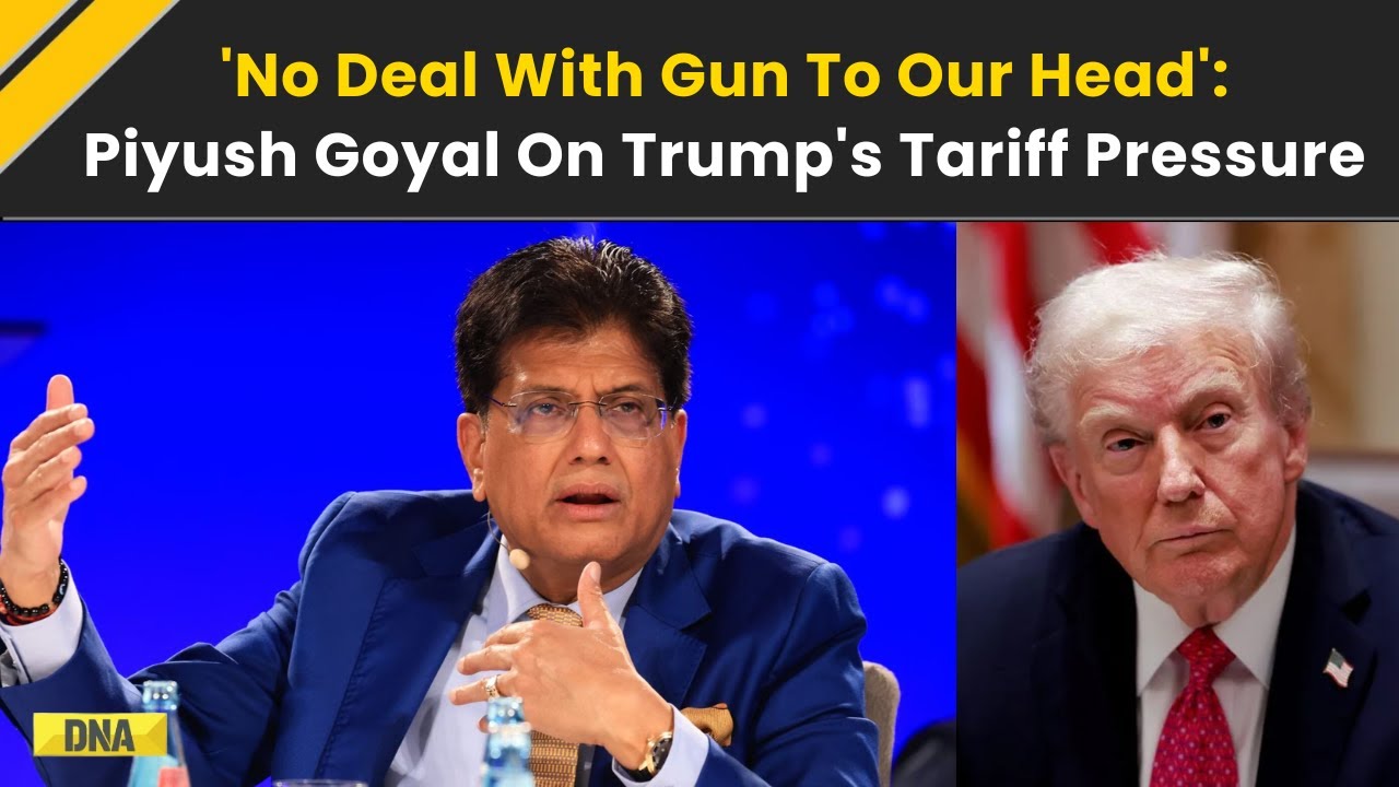 Trump News: Piyush Goyal Sends Strong Message On India-US Trade Negotiations | Trump Tariffs