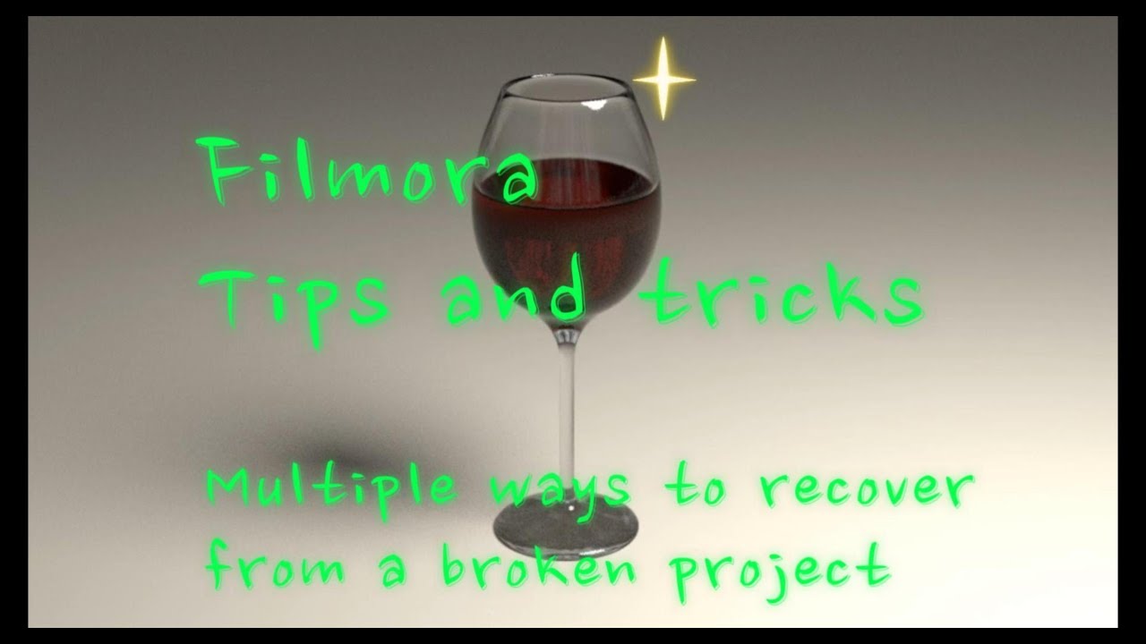 Multiple ways to recover from a broken project