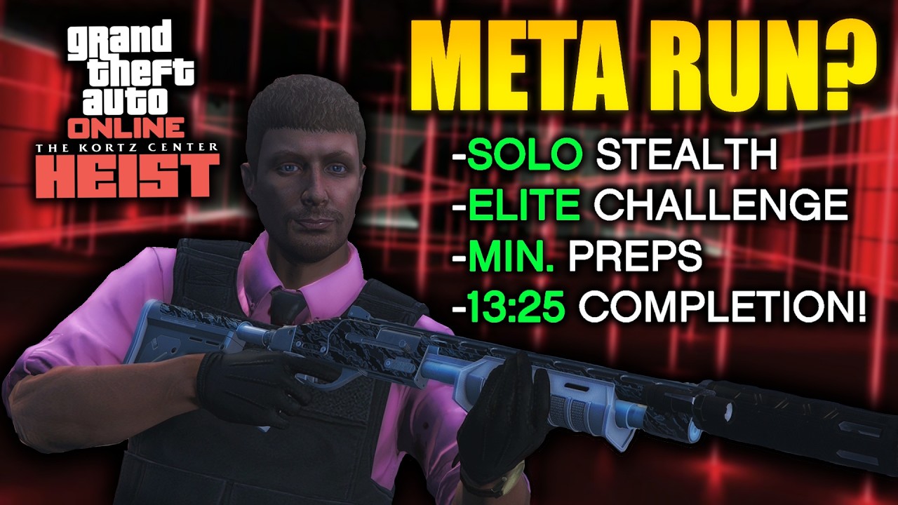 The META Kortz Center Heist Run!? (SOLO STEALTH UNDETECTED, Elite Challenge, 13:25 Completion)