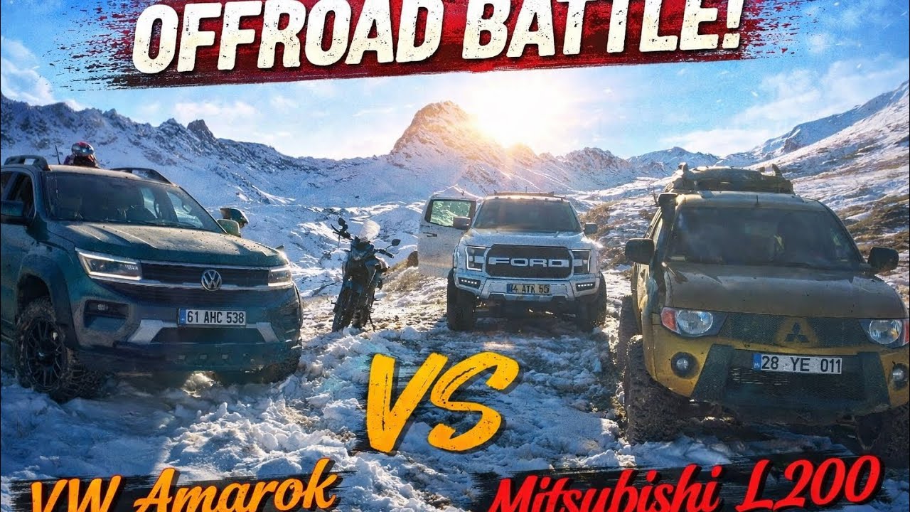 Karda Kim Daha Güçlü? Ranger mı Amarok mu L200 mü?