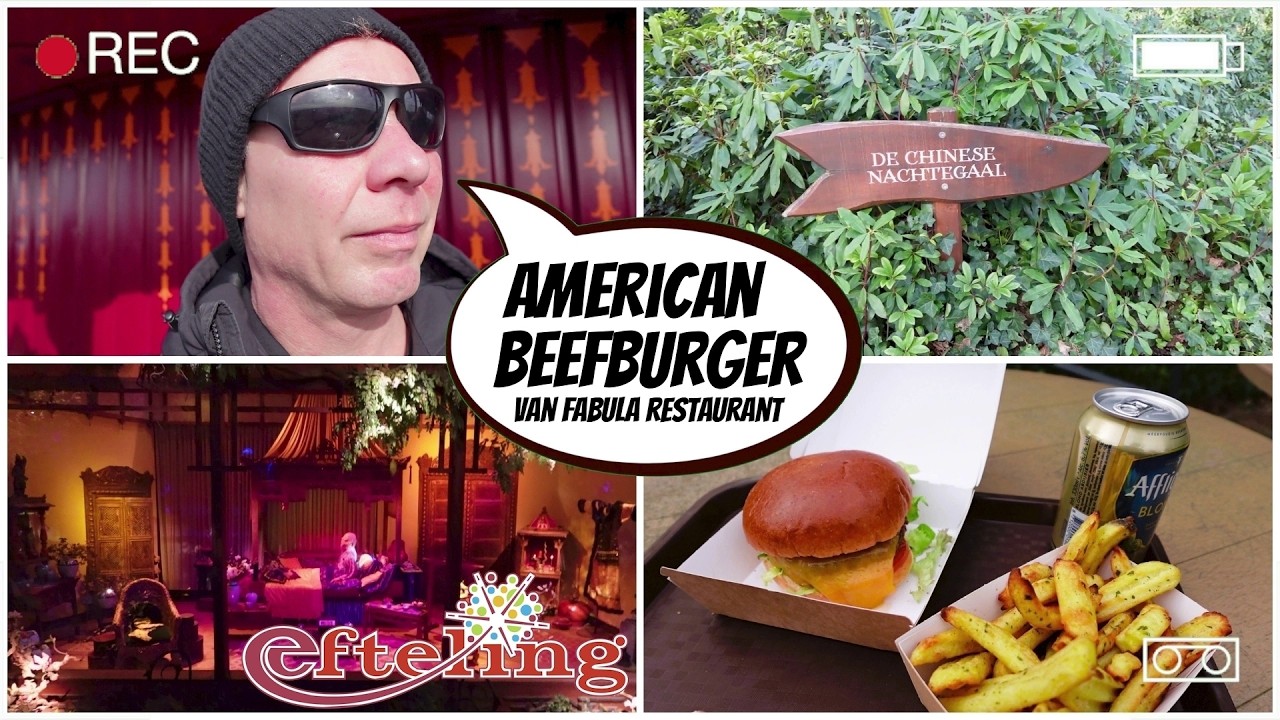 American BEEFBURGER van FABULA restaurant | Eten & Drinken in De Efteling | Michell's Keuken