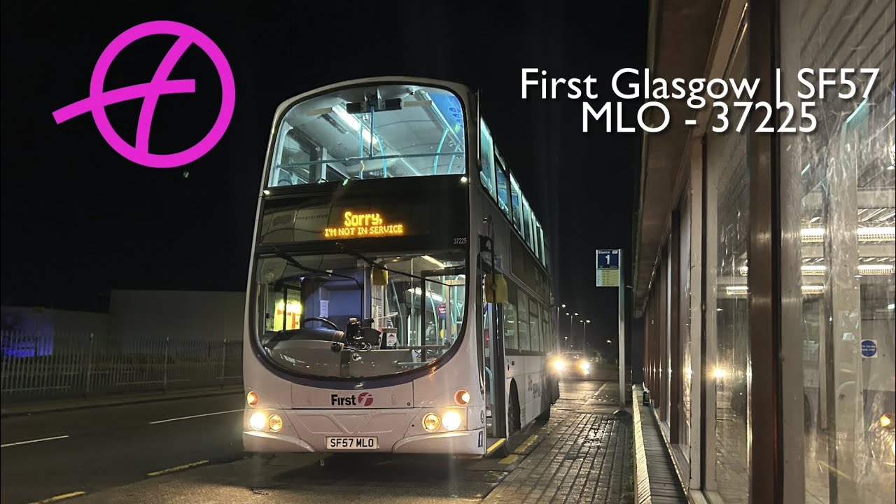 [𝙇𝙞𝙢𝙥 𝙏𝙝𝙧𝙖𝙨𝙝/𝙃𝙞𝙡𝙡 𝘾𝙡𝙞𝙢𝙗] First Glasgow | SF57 MLO - 37225 | Volvo B9TL Wright Eclipse Gemini (€4-ZF)