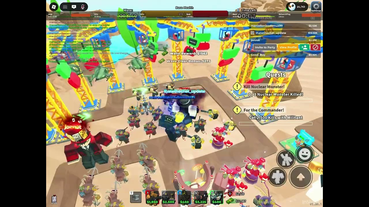 Beating frost mode on the worst update ever in tds :D￼
