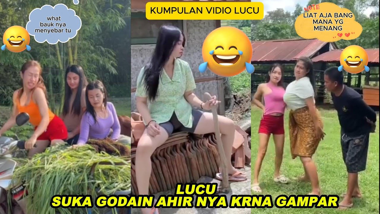 KOMEDI LUCU SUKA GODAIN CEWEK AHIIRNYA KENA GAMPAR !! KUMPULAN VIDIO LUCU