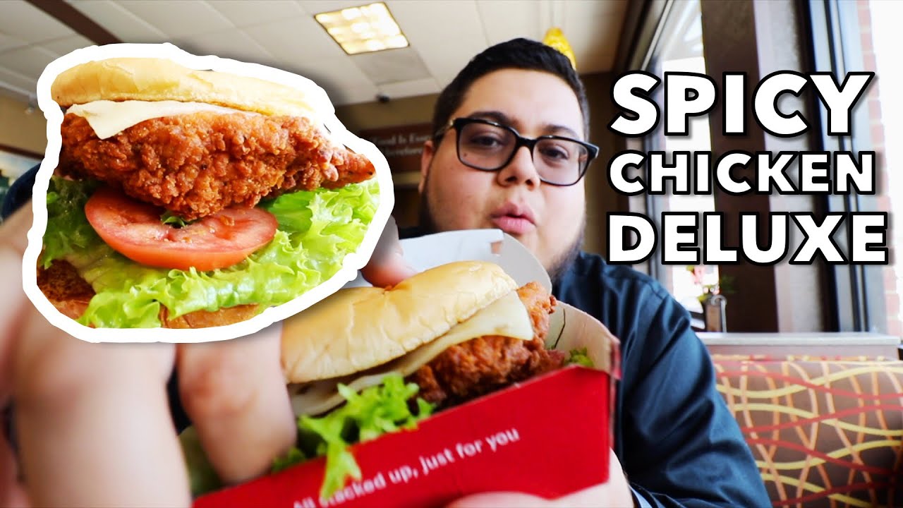 Chick-Fil-A Spicy Chicken Deluxe Sandwich Food Review - Full Nelson Eats A Lot
