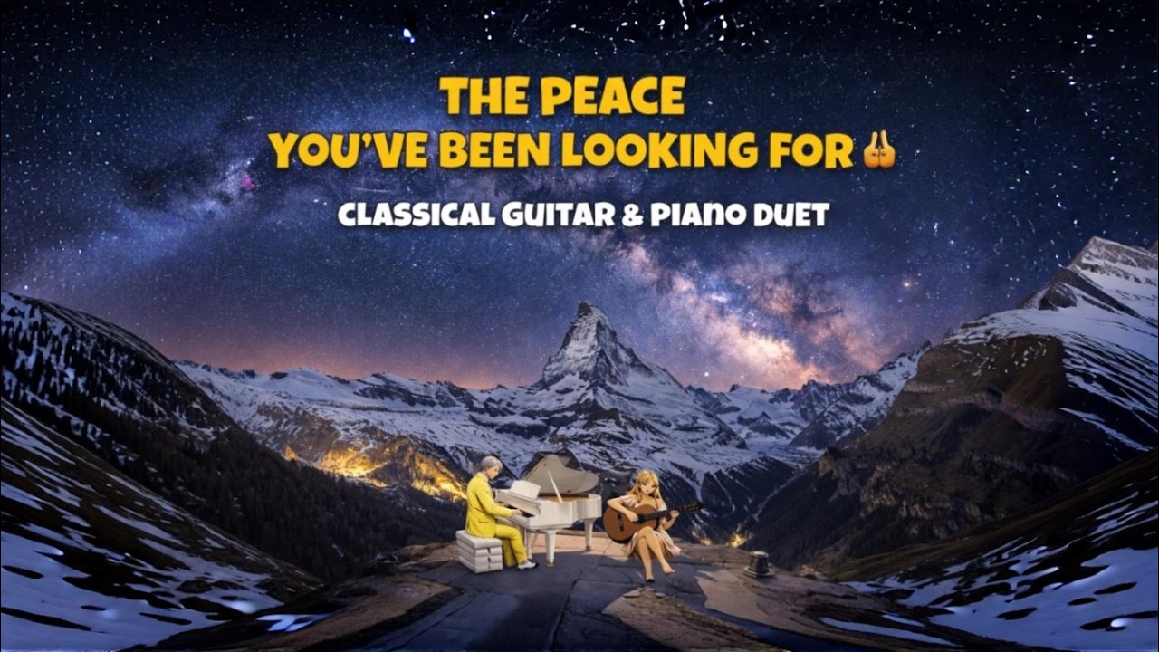 Classical Guitar & Piano Duet | Calm Mood Song– Episode 10#classical music#classical guitar