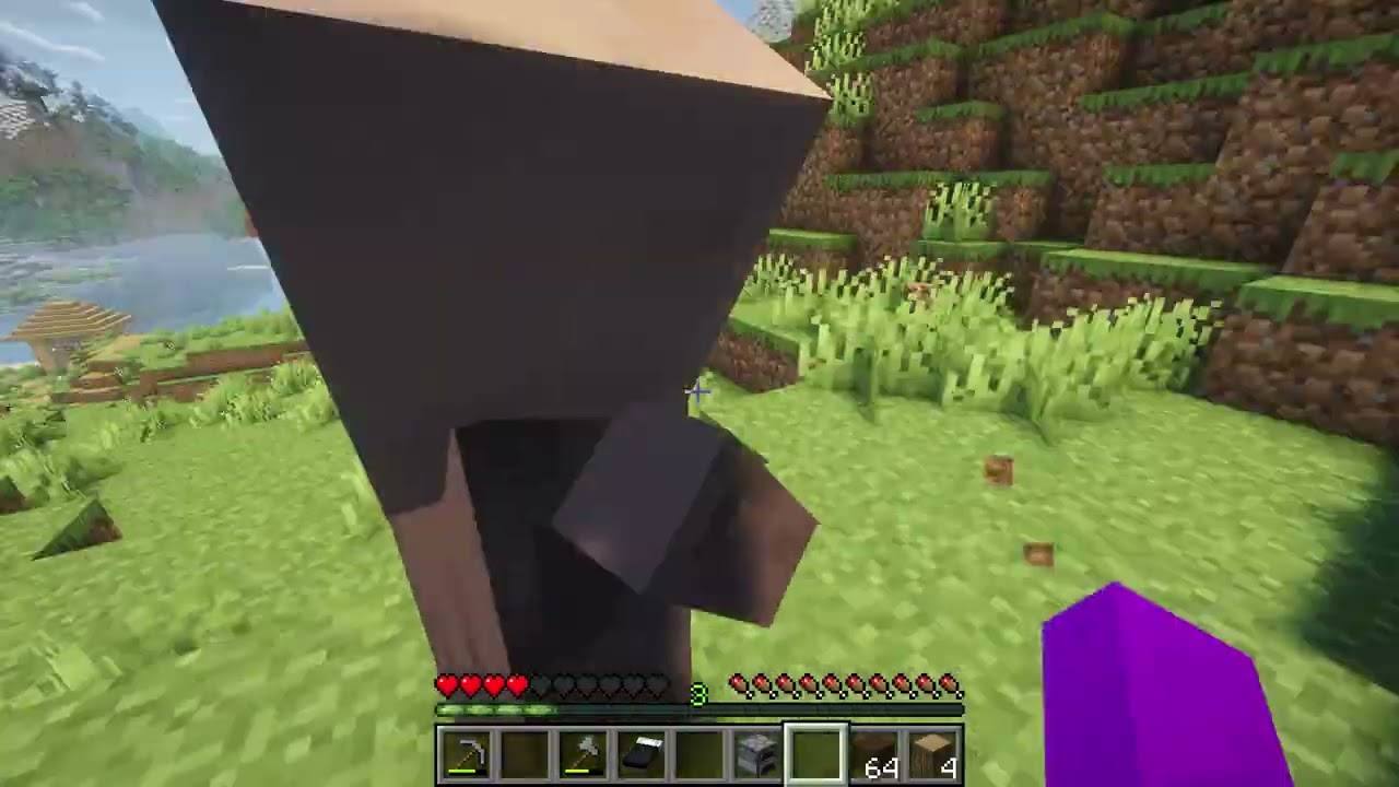 this is me playing minecraft