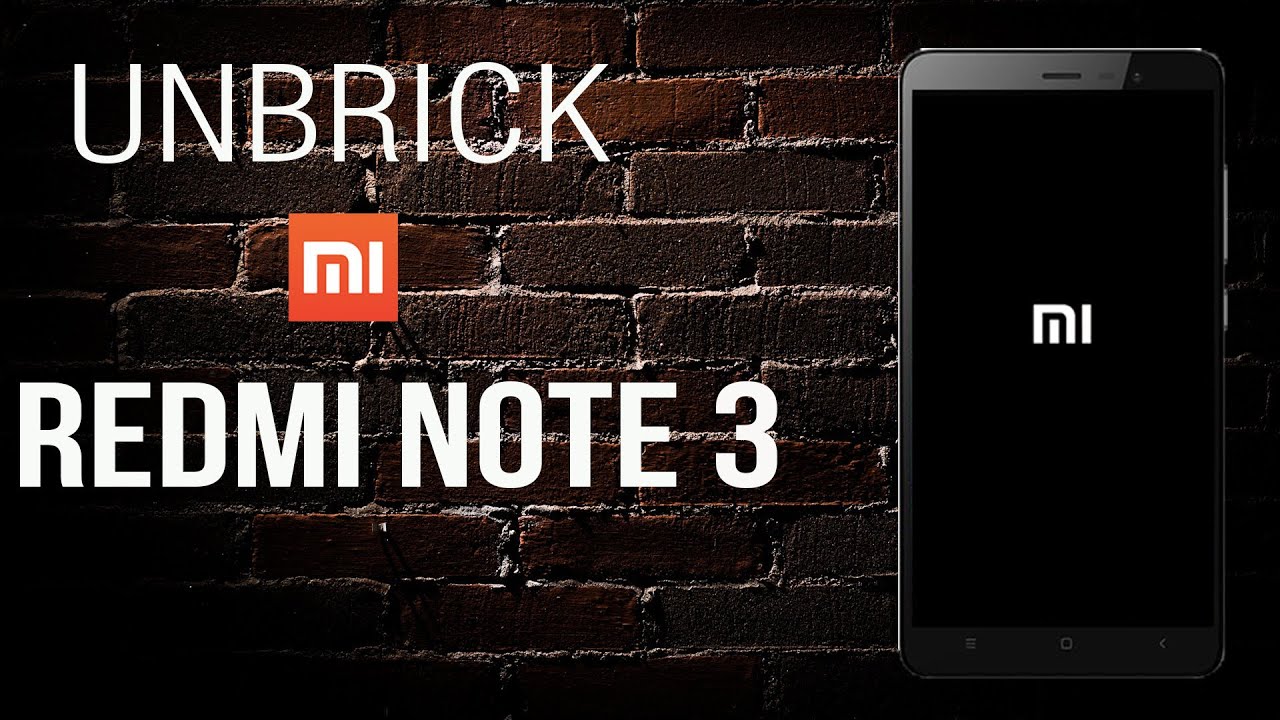 Unbrick your Redmi Note 3(PRO/SD) from fastboot mode