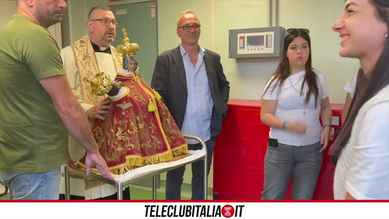 La Madonna della Pace in Pellegrinaggio tra gli ammalati dell'Ospedale di Giugliano