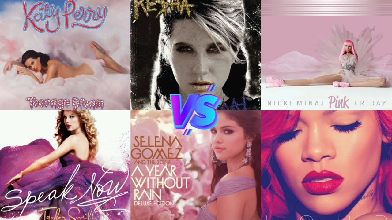 Teenage Dream vs Animal vs Pink Friday vs Speak Now vs A Year Without Rain vs Loud - Album Battle