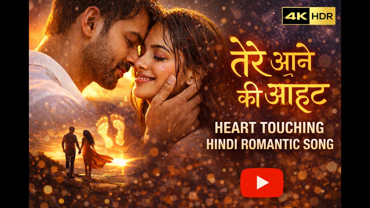 तेरे आने की आहट – Heart Touching Hindi Romantic Song | 4K Cinematic Love Story