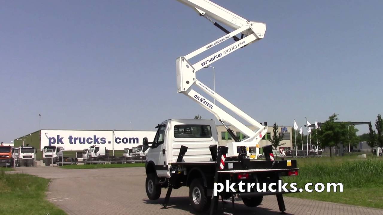 iv3717 - IVECO DAILY 55S15WH 4x4 equipped with Snake 2010 plus articulated platform - NEW