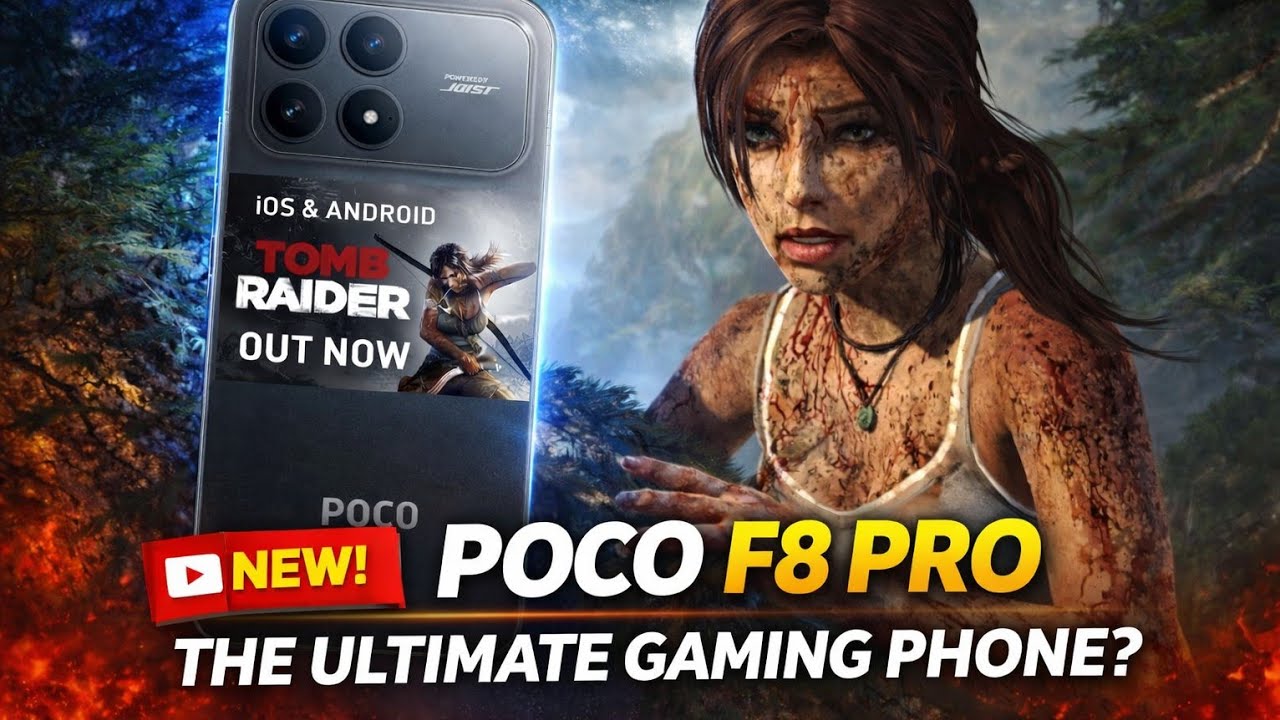 POCO F8 PRO Game Test | Tomb Raider | Snapdragon 8 Elite (Gen 4)