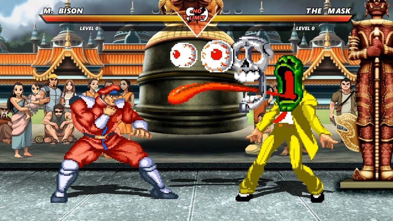 M. BISON vs THE MASK - The most epic fight ever made❗🔥