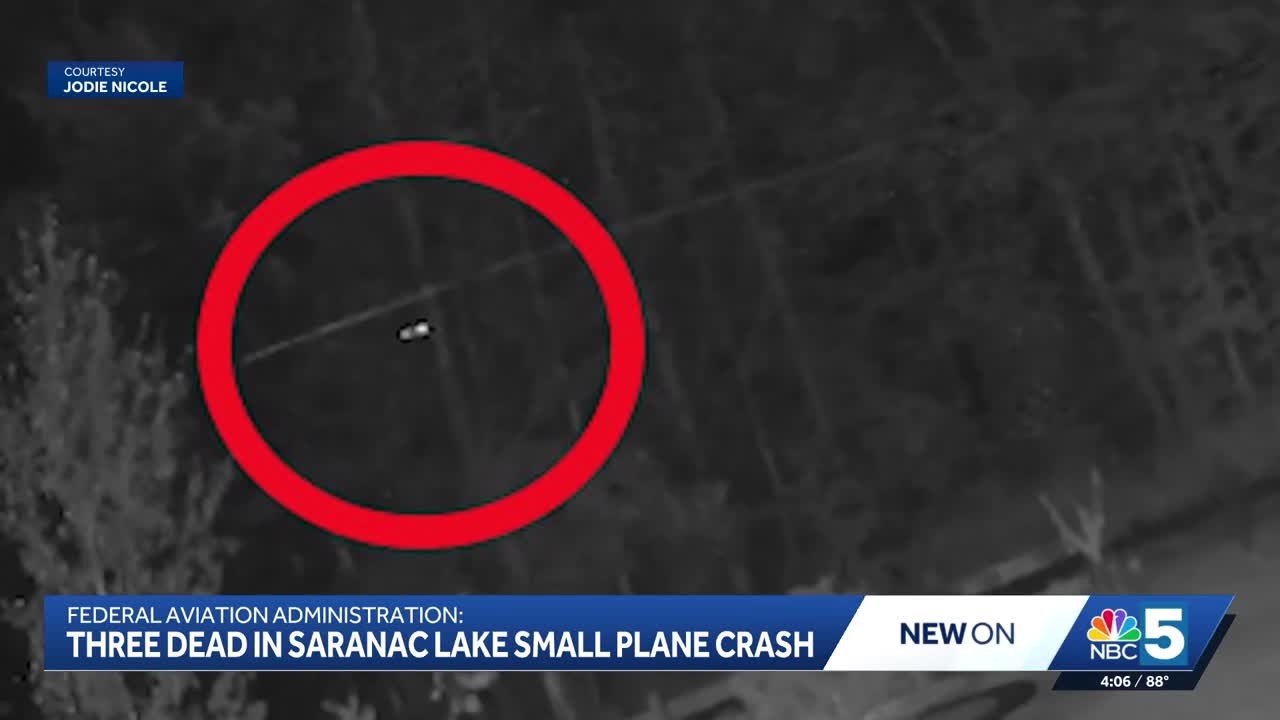 Small plane crash kills three in Harrietstown, NY