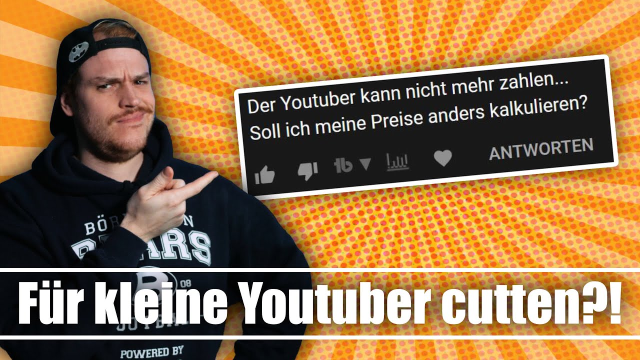 Für kleine YOUTUBER CUTTEN?! - Sollte ich meine Preise anpassen?