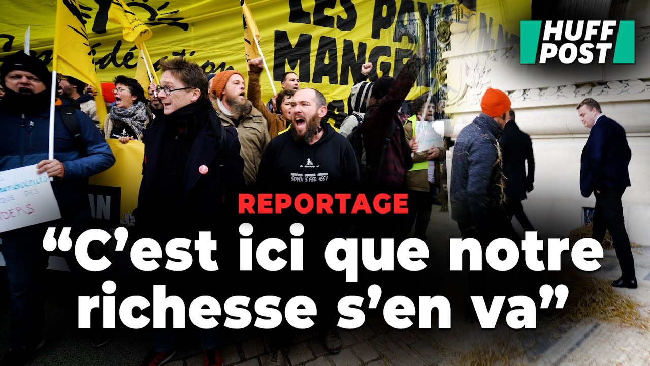 À Paris, l’action choc de la Confédération paysanne contre les géants du commerce agricole