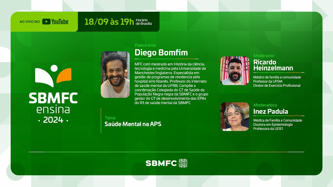 SBMFCensina 2024 - Sa&uacute;de Mental na APS