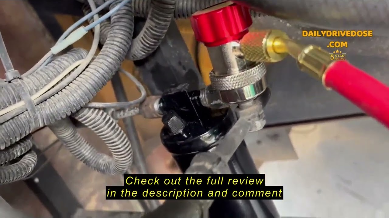 Review VIVOHOME 110V 1/3 HP 4CFM Single Stage Rotary Vane Air Vacuum Pump and AC Manifold Gauge Set