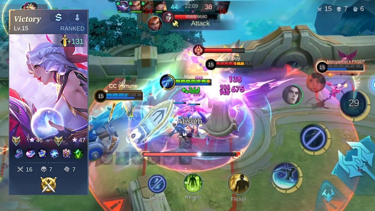 Mythical Honor ⭐ 46 ⏩ ⭐ 47 | Silvanna Gameplay | MLBB