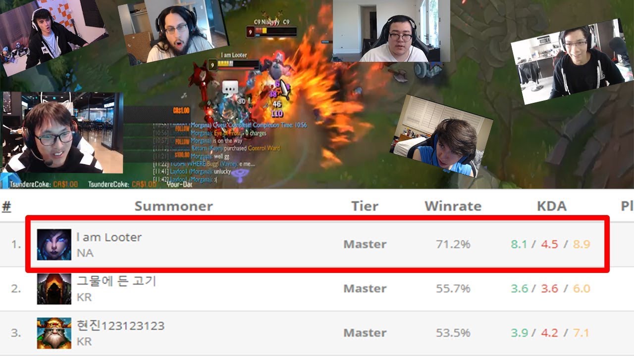 Pros/Streamers Meet Rank 1 Rumble Mid
