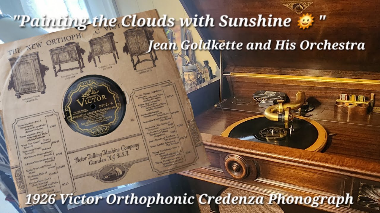 👌 The Sound Will BLOW YOU AWAY!! 1926 Victor Orthophonic Credenza Phonograph- Jean Goldkette Orch.