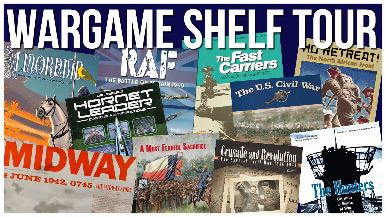 Wargame Shelf Tour | Wargame Overview | Historical Games - Board Games - Wargaming | 5