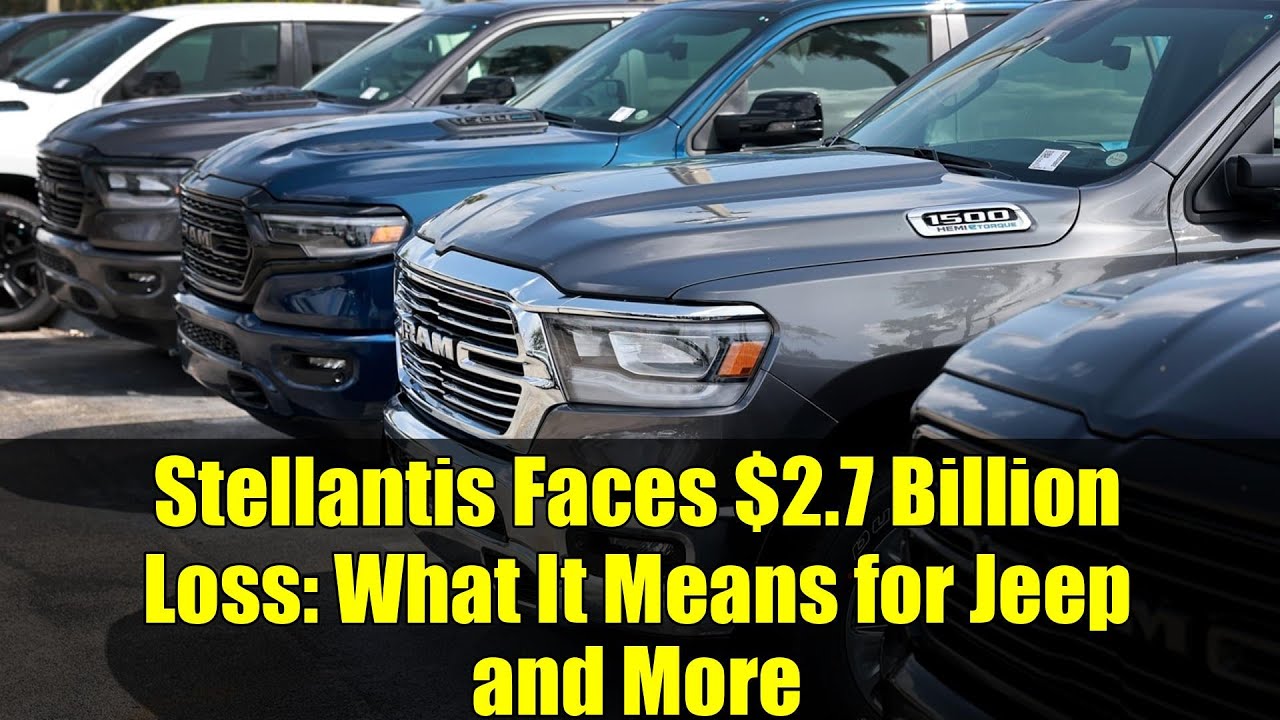 Stellantis Faces $2.7 Billion Loss: What It Means for Jeep and More