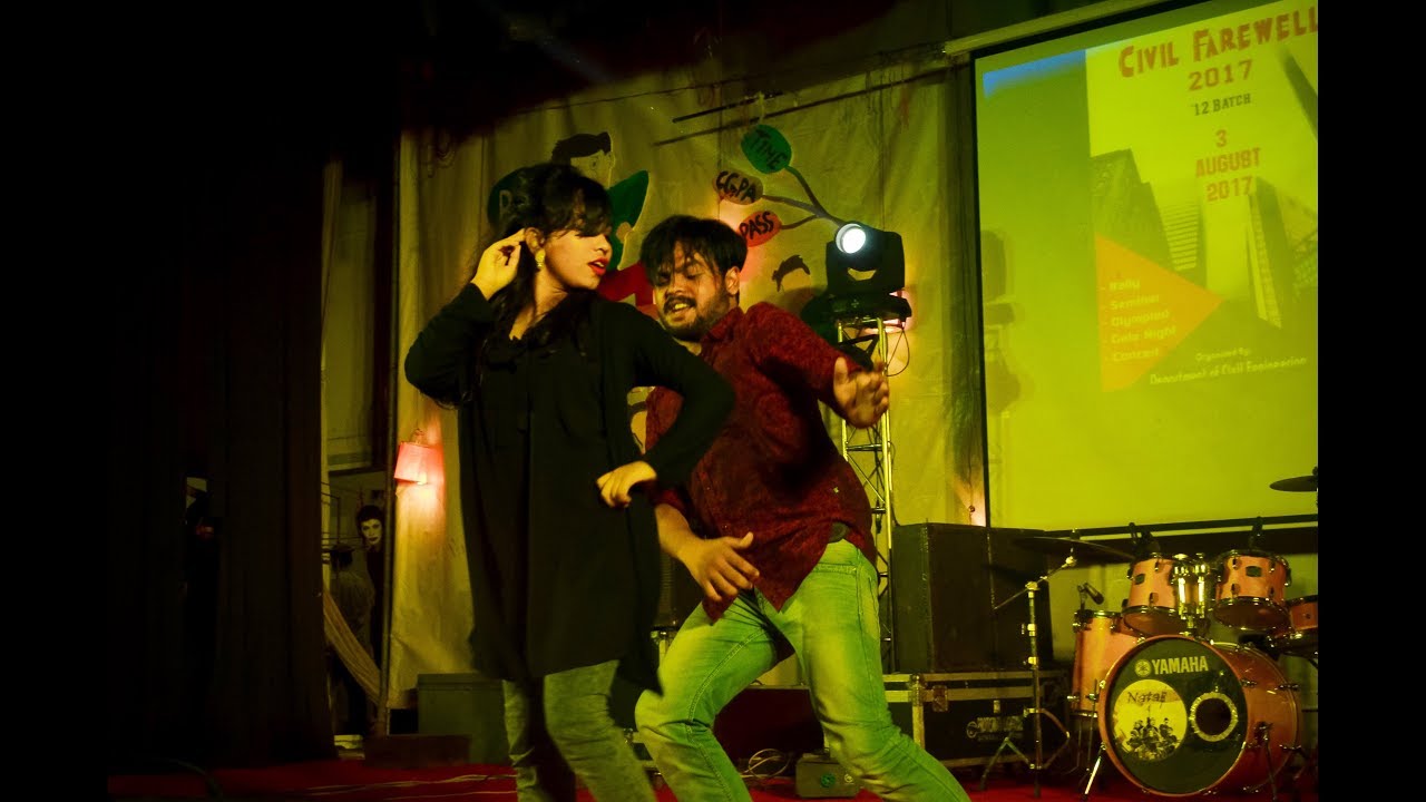 Couple Dance of Dhat Teri Ki ||Risan & Zerin || CUET Civil Farewell-2017
