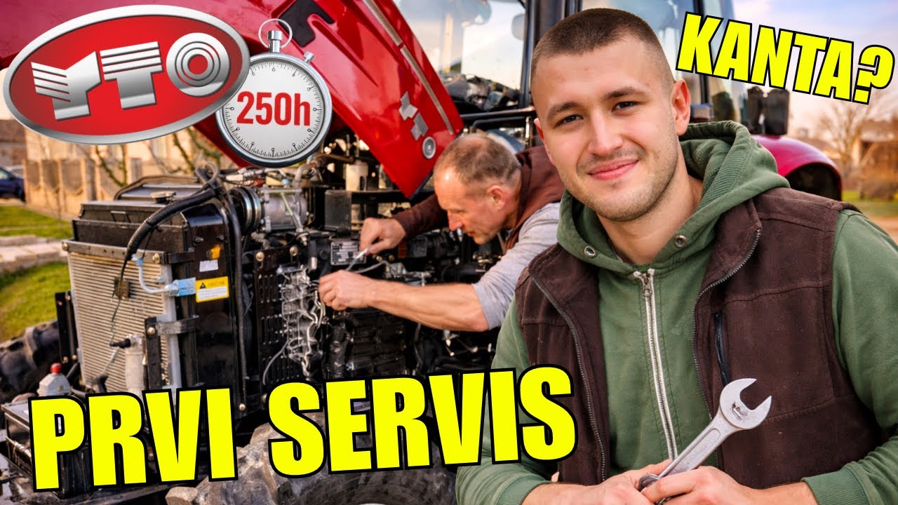 KINESKA KANTA ILI PRAVA MAŠINA? | YTO 604 Prvi Servis i Recenzija sa Stricem