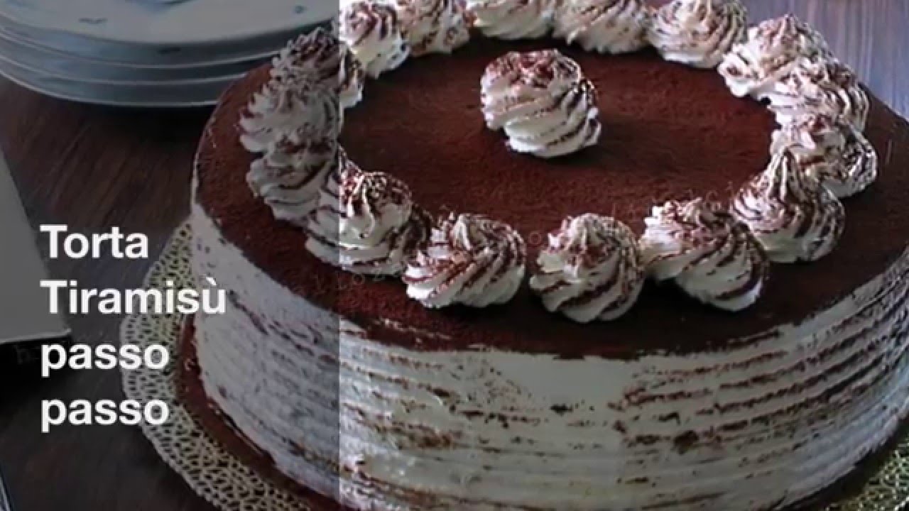 Torta Tiramisù con passo passo - Tutorial