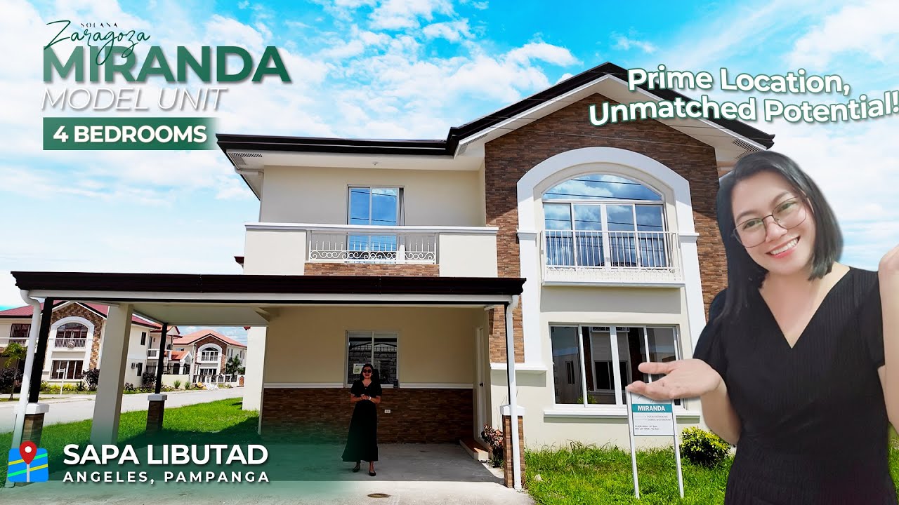 Solana Zaragoza Pampanga | Updated Miranda Model Unit | House and Lot in Angeles City | House Tour