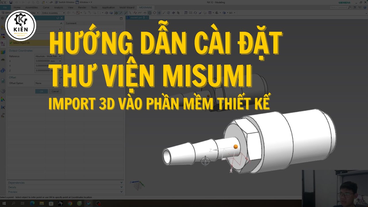 Hướng Dẫn Cài Đặt Thư Viện Misumi và Import 3D Vào Phần Mềm Thiết Kế