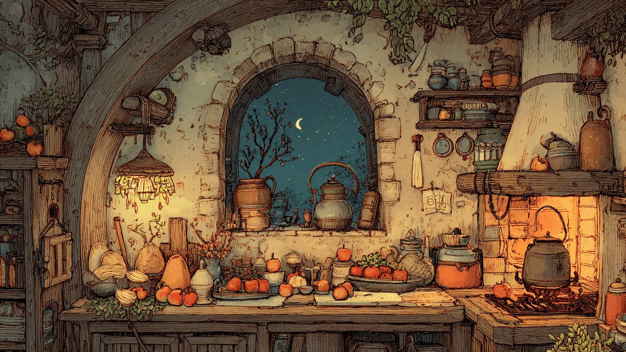 The Hearthroom in the Forest - Soothing Fantasy Music for Quiet Resilience
