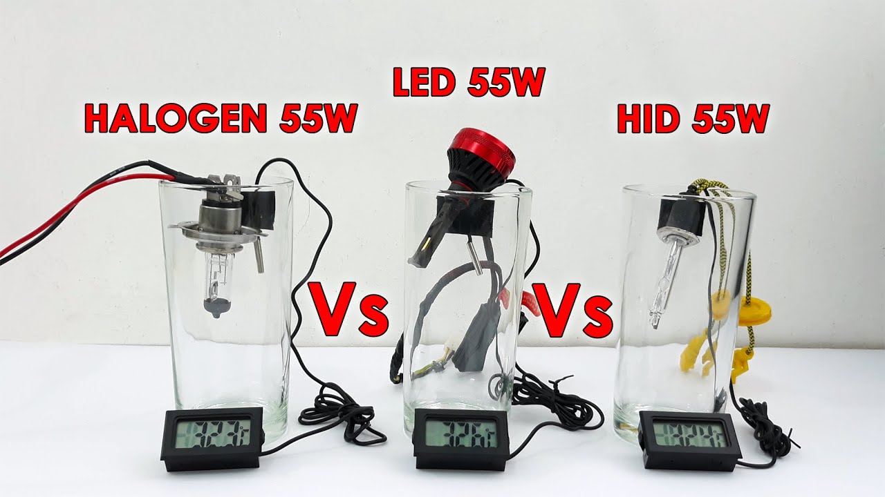 LED vs Halogen vs HID - Mana Yang Lebih Panas ?