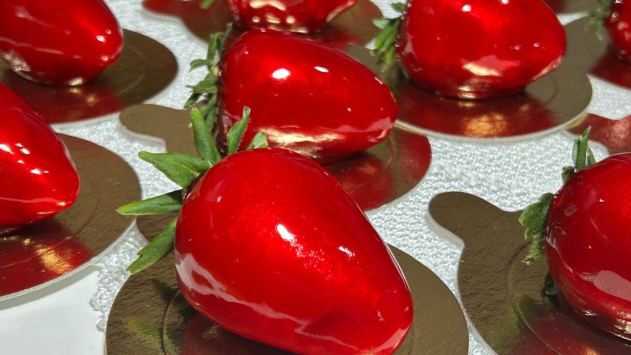 Aula Completa com Maneira super fácil de fazer o Morango do Amor Perfeito!